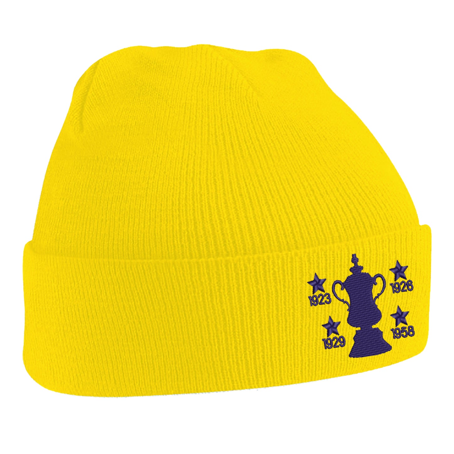 Retro Bolton Four Time Cup Winners Beanie Hat