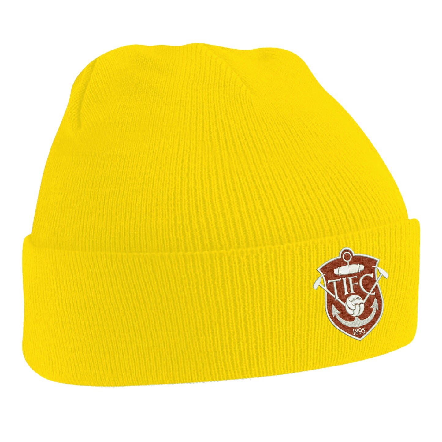Retro Thames Ironworks FC Embroidered Beanie Hat