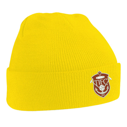 Retro Thames Ironworks FC Embroidered Beanie Hat