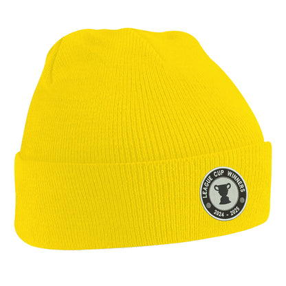 Newcastle League Cup Embroidered Beanie Hat