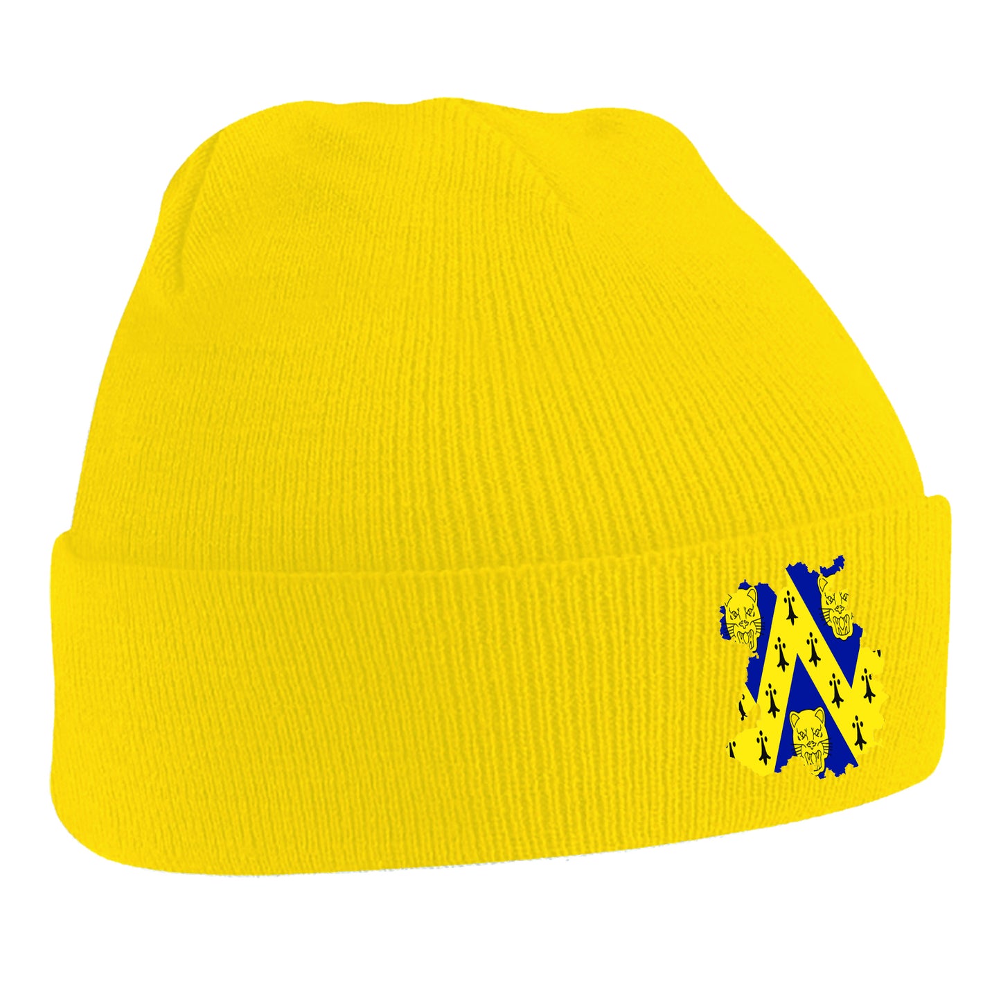 Shropshire Flag Map Embroidered Beanie Hat