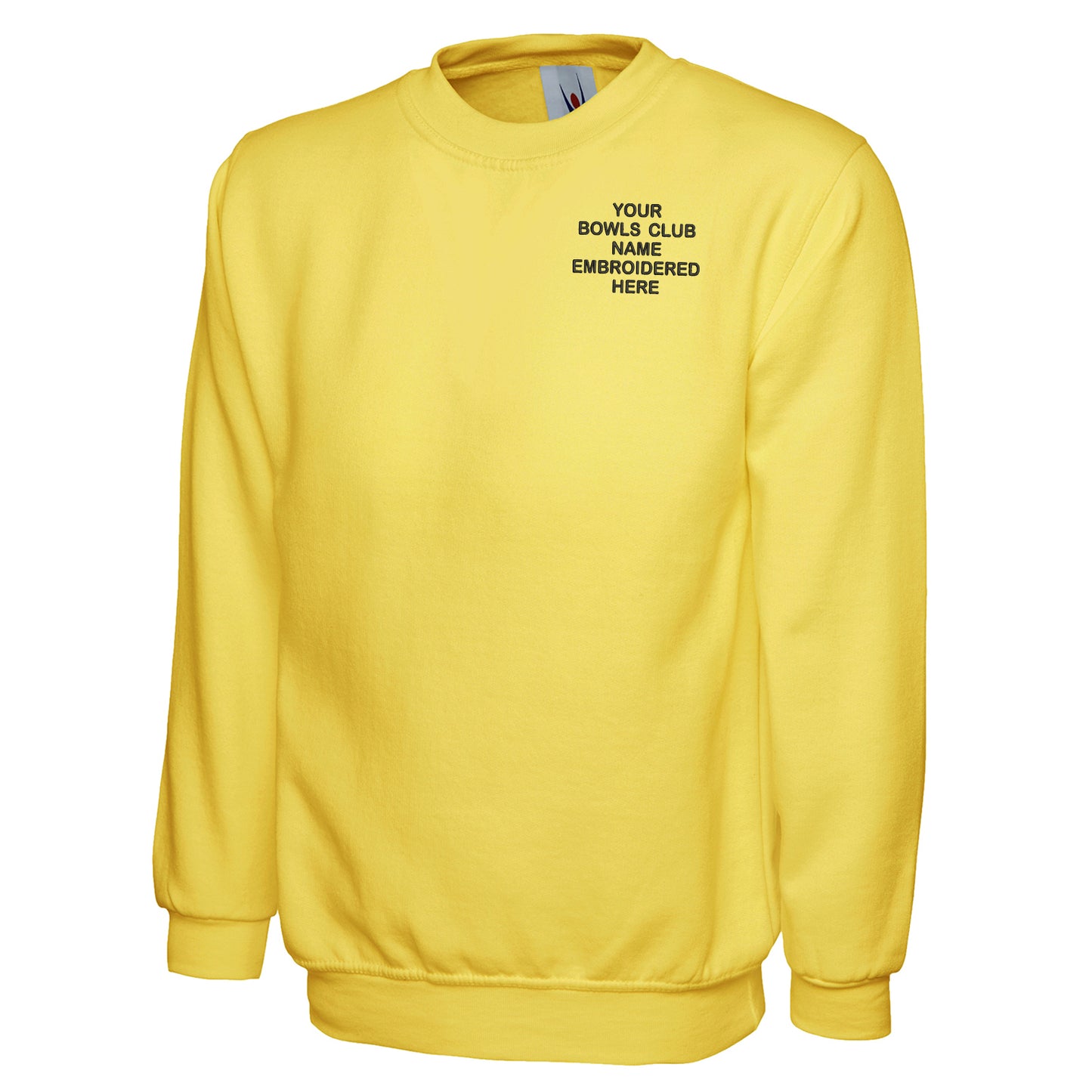 Personalised Bowls Club Embroidered Classic Sweatshirt