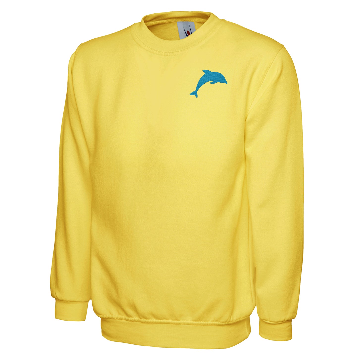 Dolphin Embroidered Classic Sweatshirt