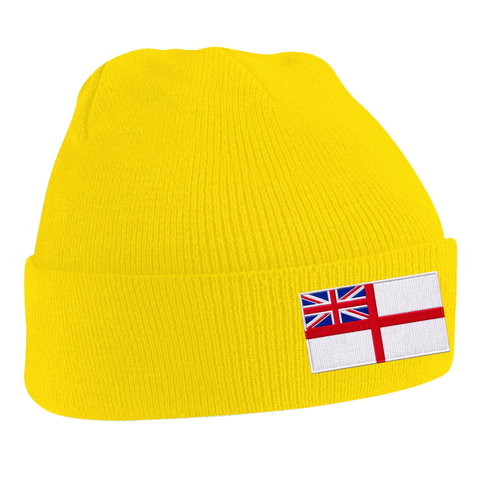 Royal Navy White Ensign Flag Beanie Hat