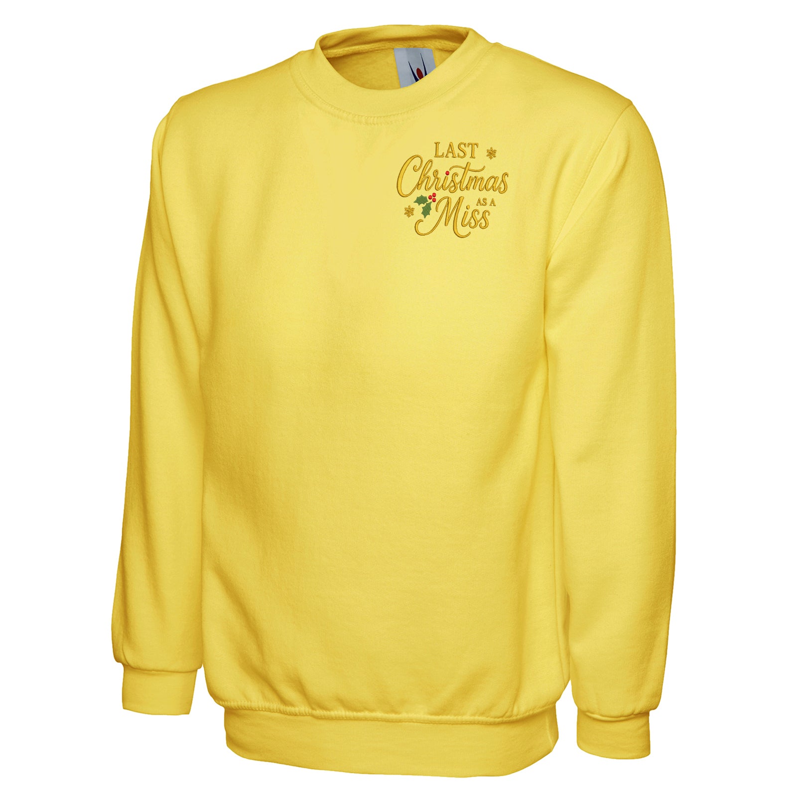 Last Christmas as Miss Sweatshirt