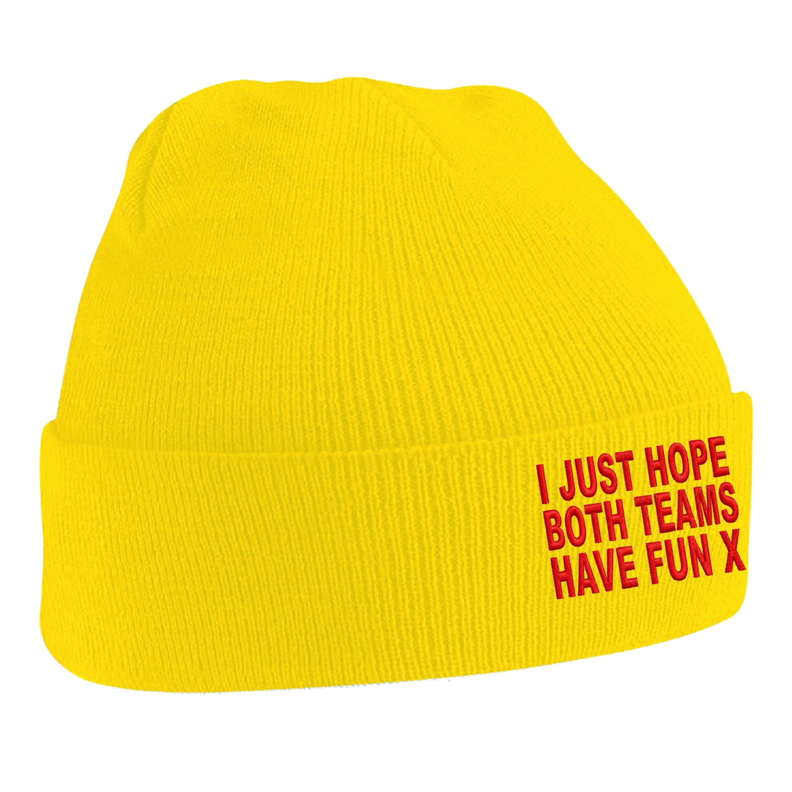 I Just Hope Both Teams Have Fun Beanie Hat