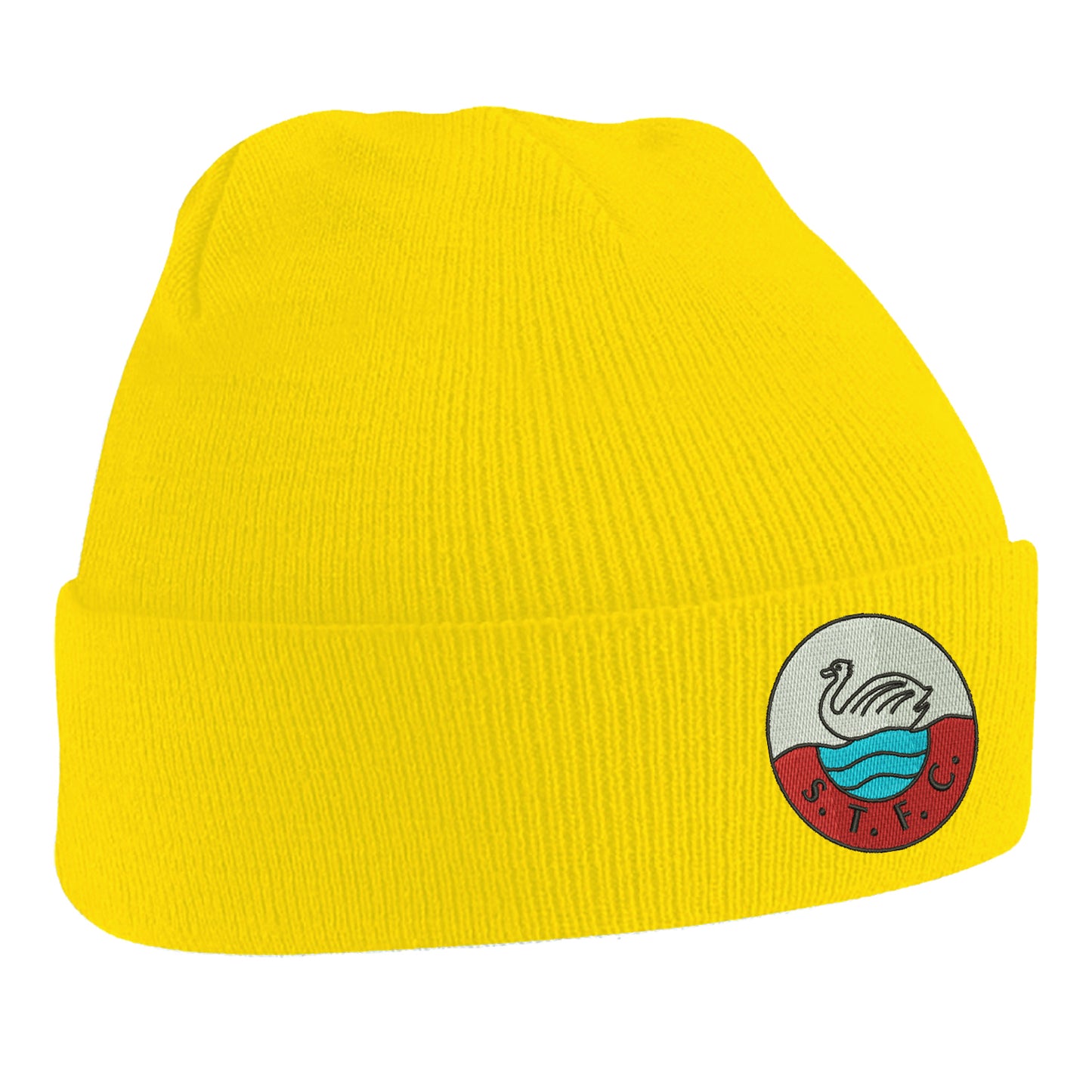 Retro Swansea 1960s Embroidered Beanie Hat