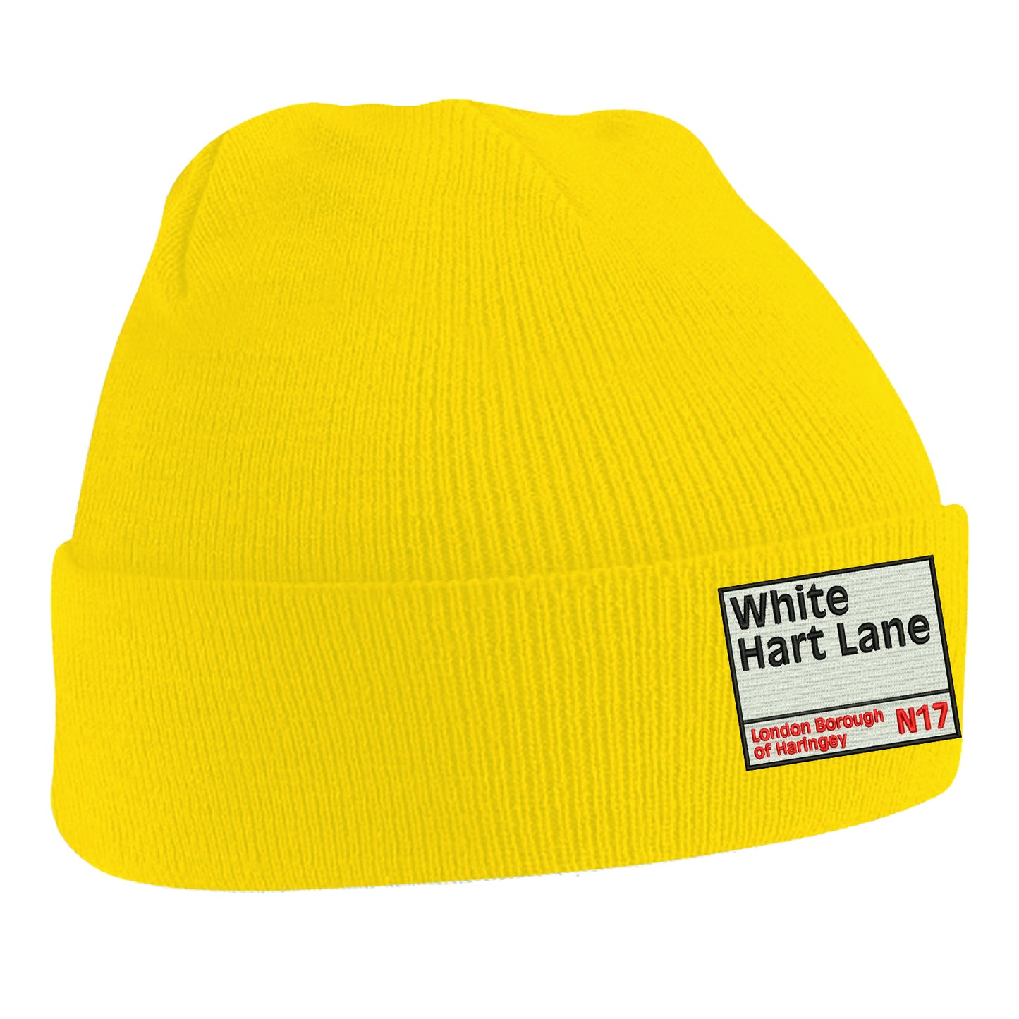 Retro White Hart Lane Beanie Hat