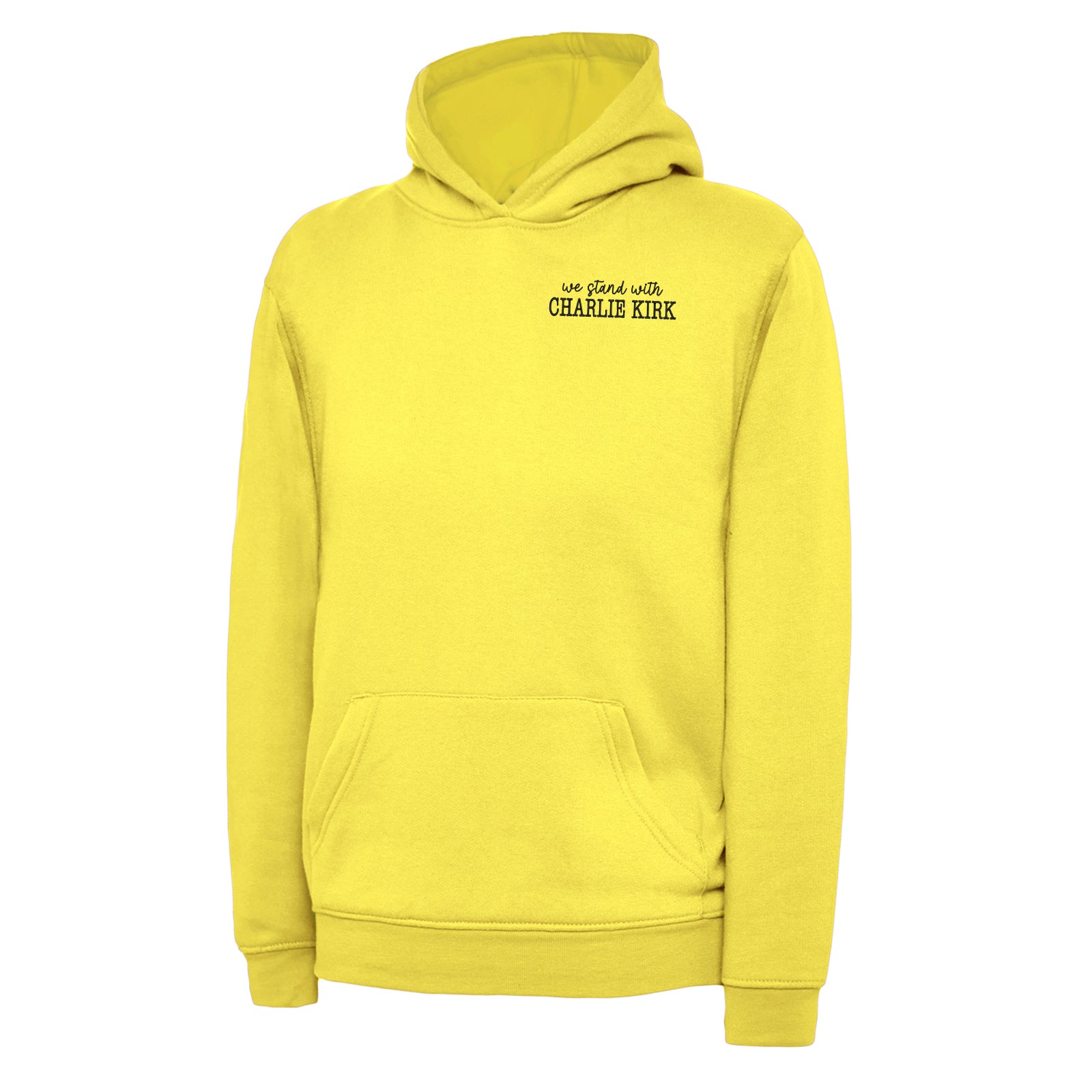 Children's We Stand With Charlie Kirk Hoodie