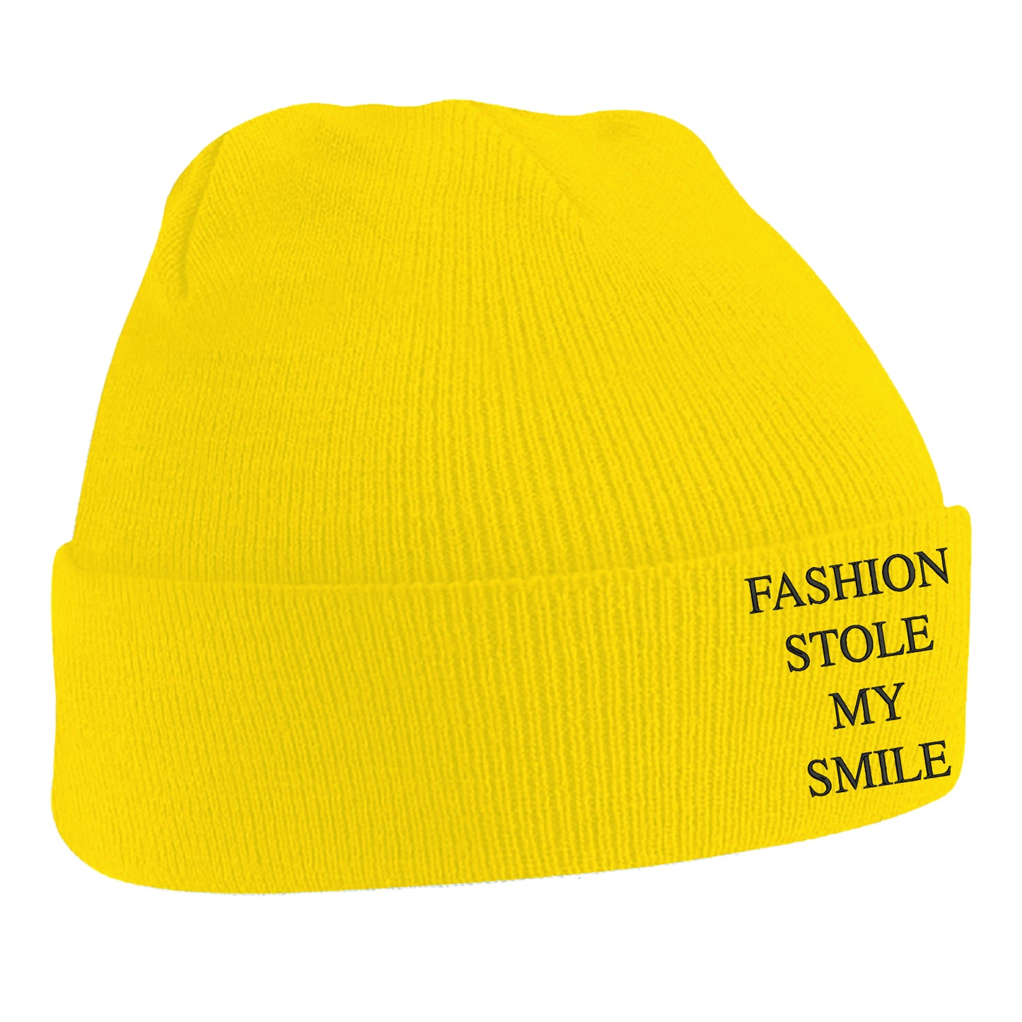Fashion Stole My Smile Beanie Hat