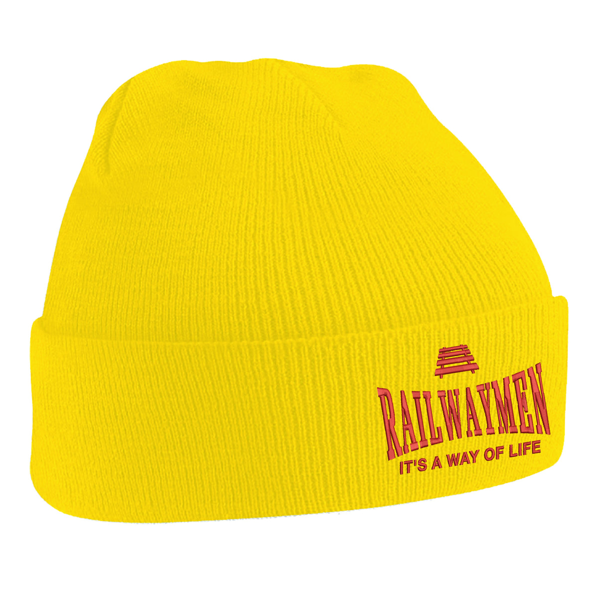 Railwaymen Embroidered Beanie Hat