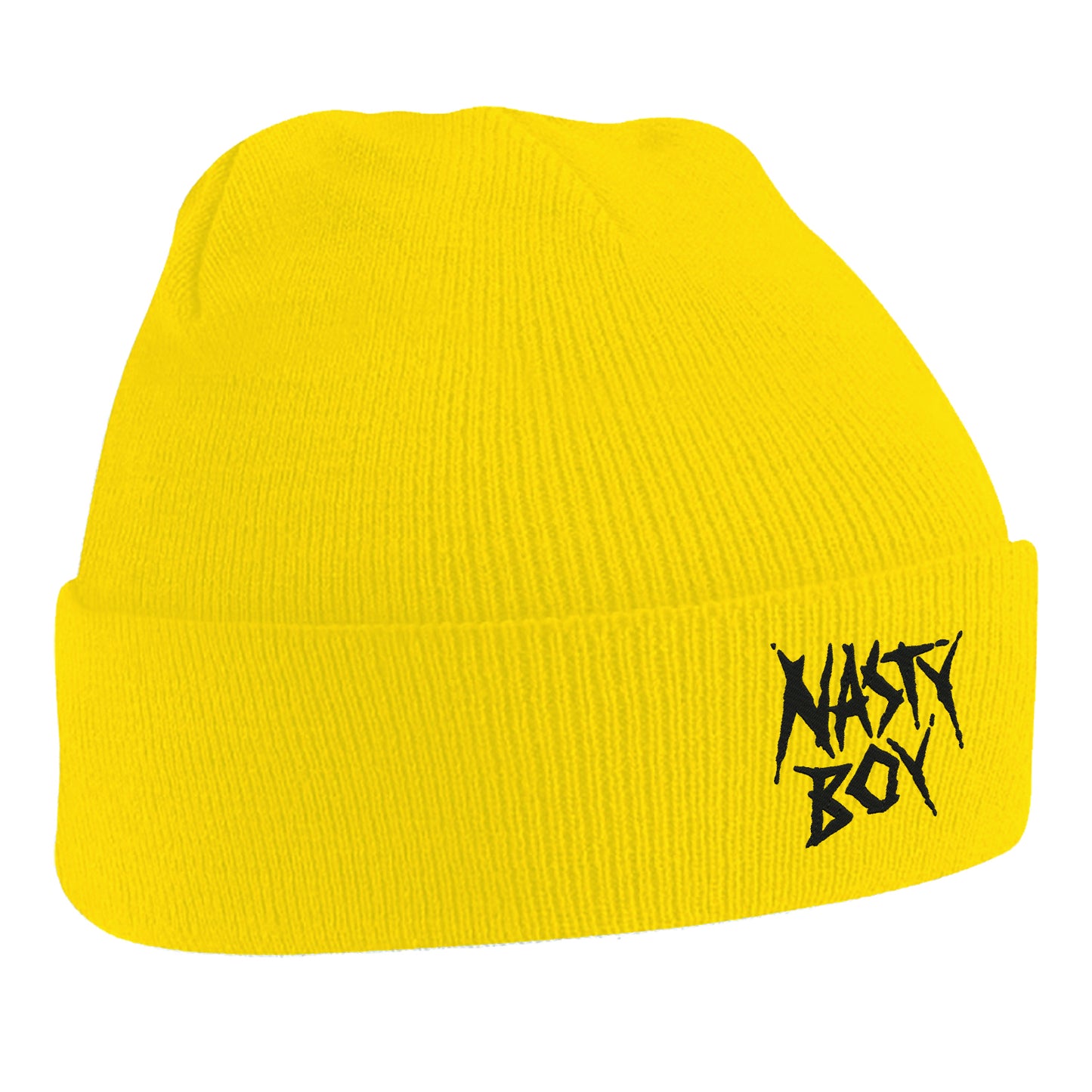 Nasty Boy Embroidered Beanie Hat