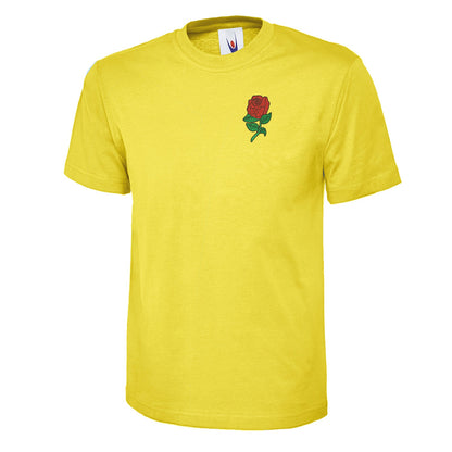 Retro England Rugby Embroidered Children's T-Shirt