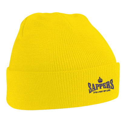 Sappers It's a Way of Life Embroidered Beanie Hat