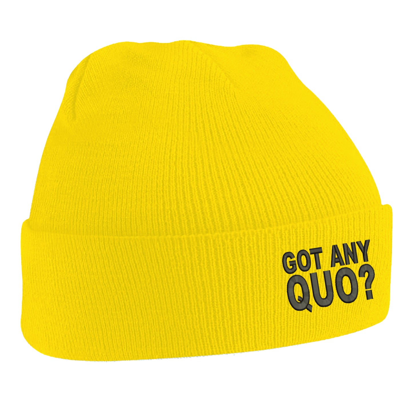Got Any Quo Embroidered Beanie Hat