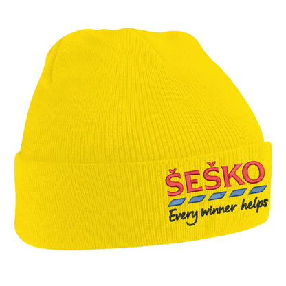 Benjamin Sesko Man Utd Beanie Hat 