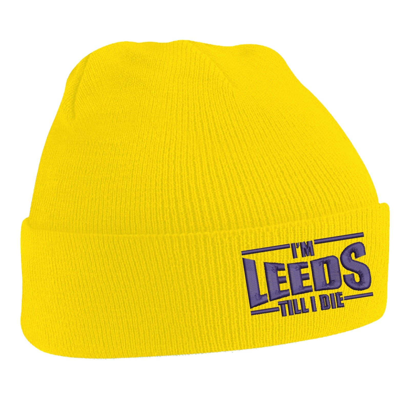 Leeds Football Beanie Hat