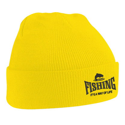 Fishing It's a Way of Life Beanie Hat