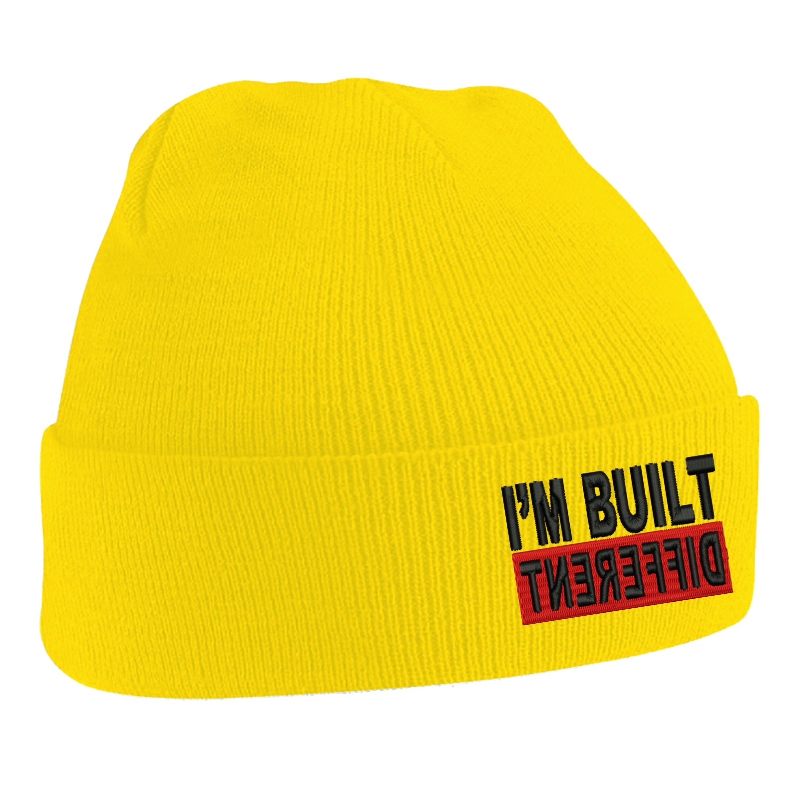 Hits Different Embroidered Beanie Hat