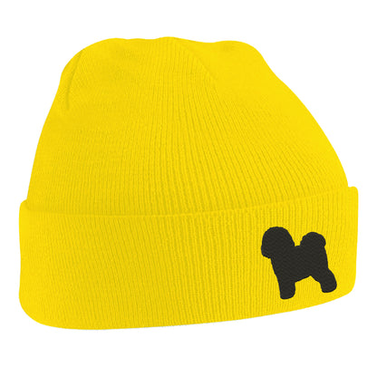Bichon Frise Embroidered Beanie Hat