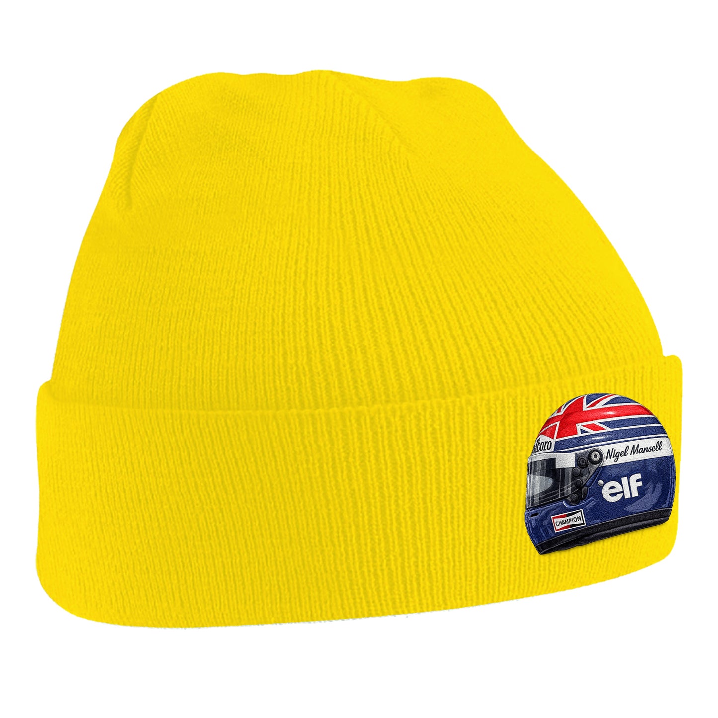 Nigel Mansell World Champion 1992 Beanie Hat