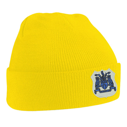 Retro Leeds 1950s Embroidered Beanie Hat