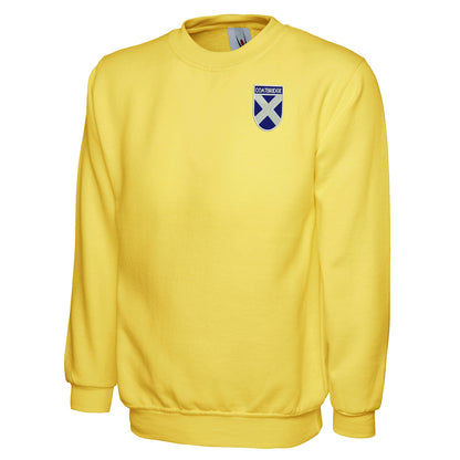Coatbridge Flag of Scotland Shield Classic Sweatshirt