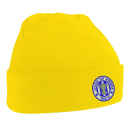 Retro Sheffield Wednesday League Cup Winners 1991 Beanie Hat