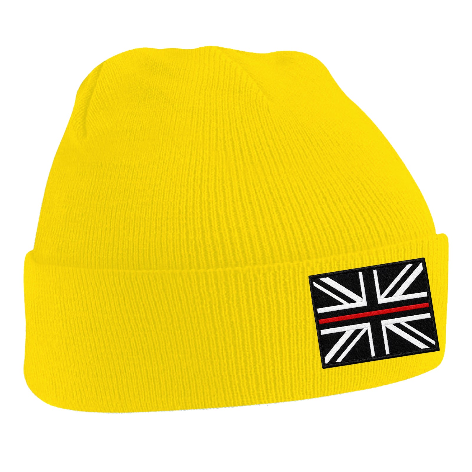 Thin Red Line Union Jack Beanie Hat