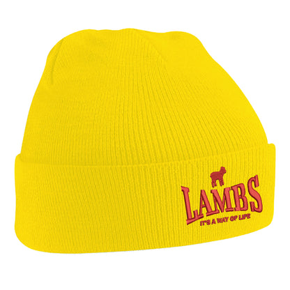 Lambs It's a Way of Life Beanie Hat