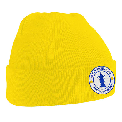 Old School Leeds United Beanie Hat
