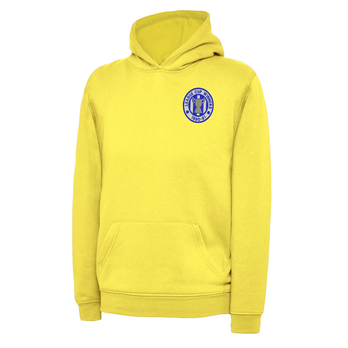 Retro Sheffield Wednesday League Cup Winners 1991 Embroidered Children's Hoodie