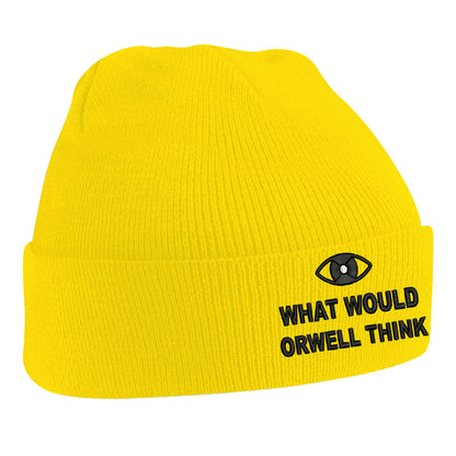 What Would Orwell Think Elon Musk Beanie Hat 