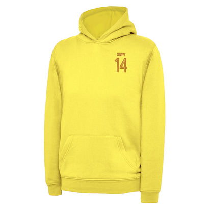 Cruyff 14 Embroidered Children's Hoodie