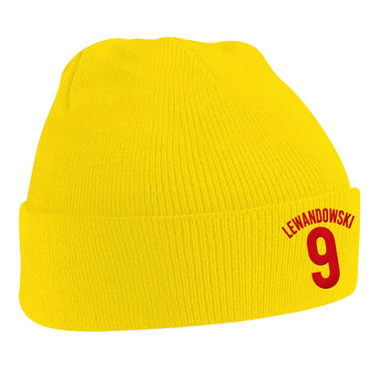 Poland-Football Beanie Hat