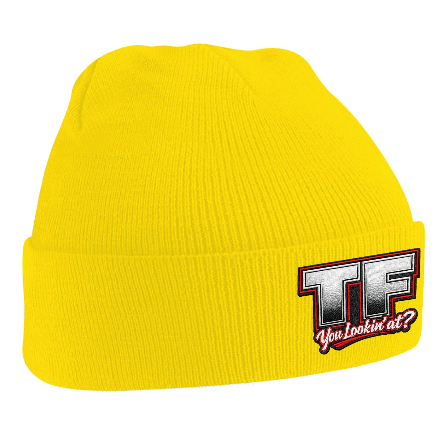 TF You Lookin’ at Beanie Hat