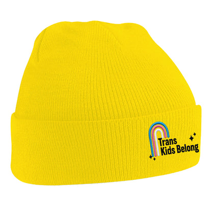 Trans Kids Belong Beanie Hat
