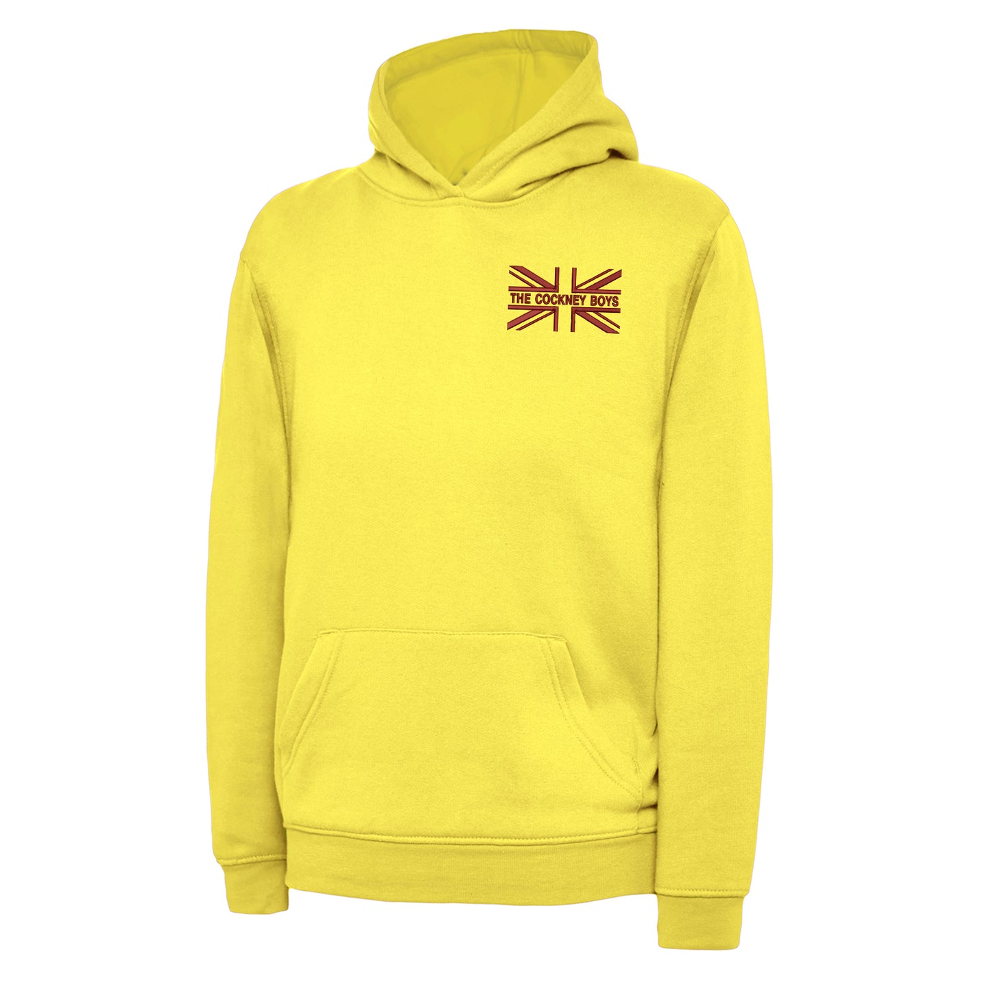 The Cockney Boys Union Jack Embroidered Children's Hoodie