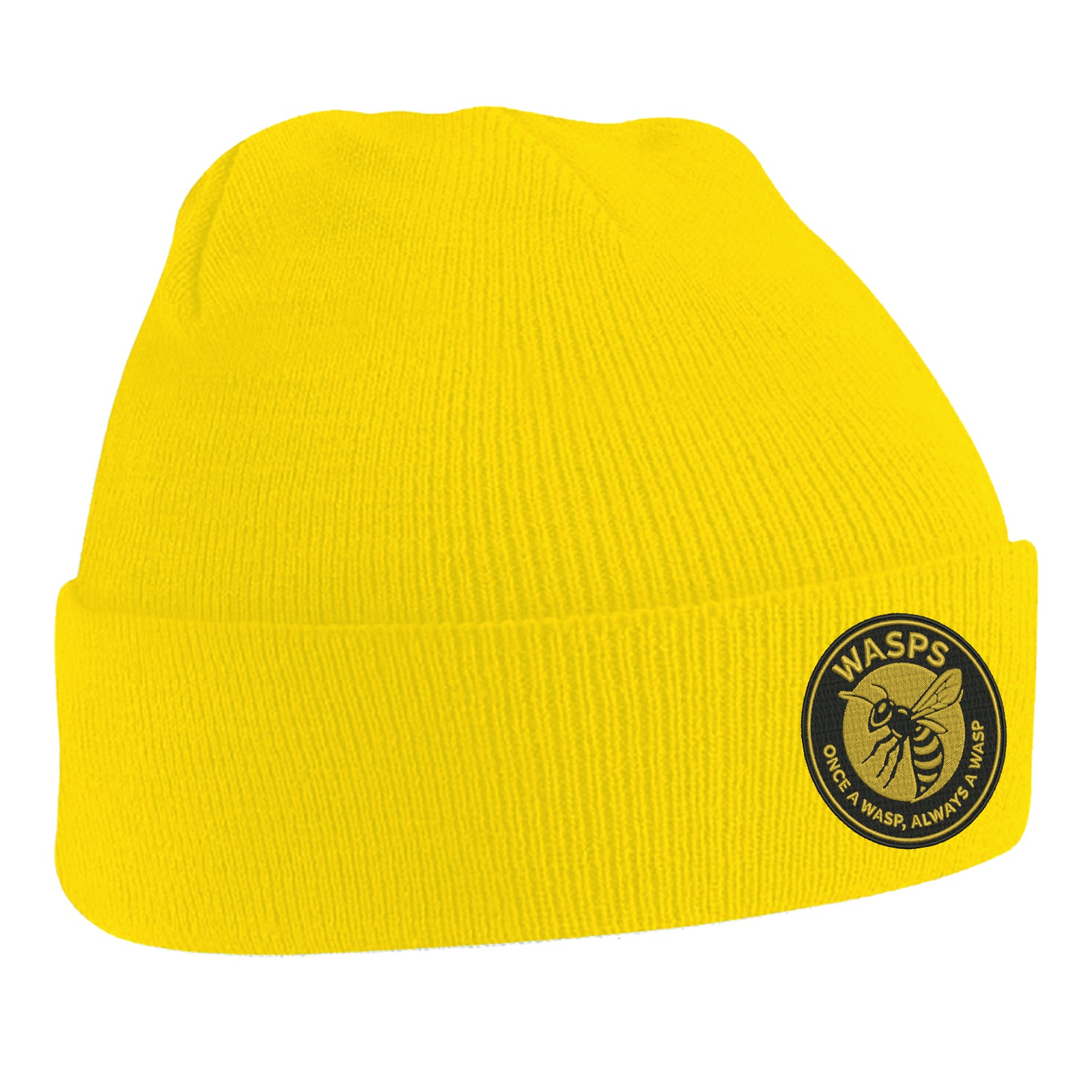 Once a Wasp Always a Wasp Rugby Beanie Hat 