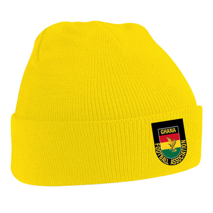 Retro Ghana 1966 Embroidered Beanie Hat