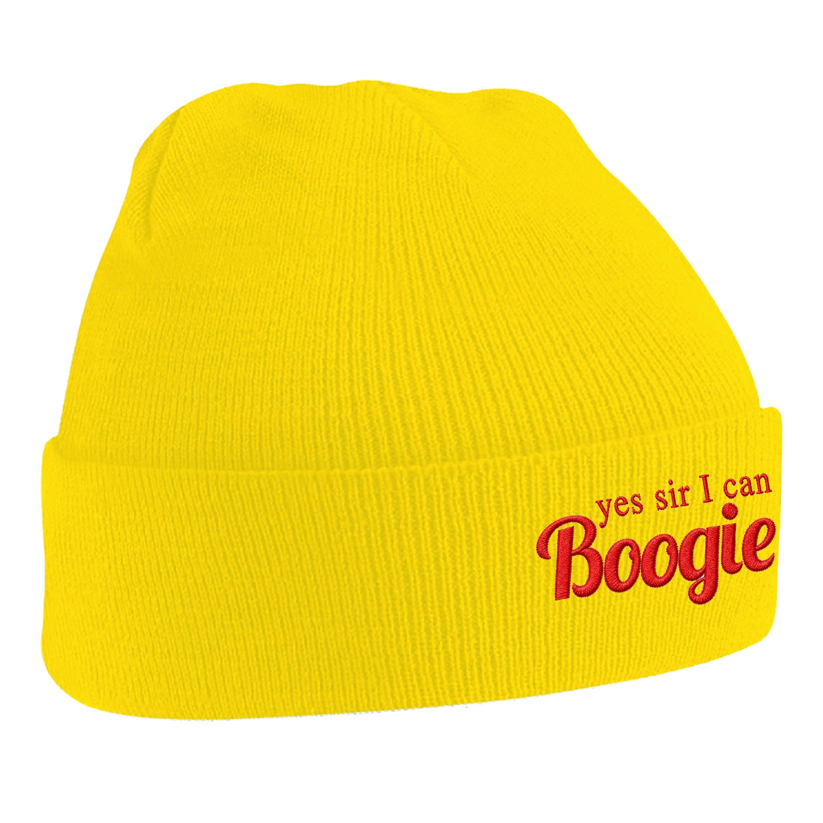 Yes Sir I Can Boogie Retro 70s 80s Disco Dancing Beanie Hat