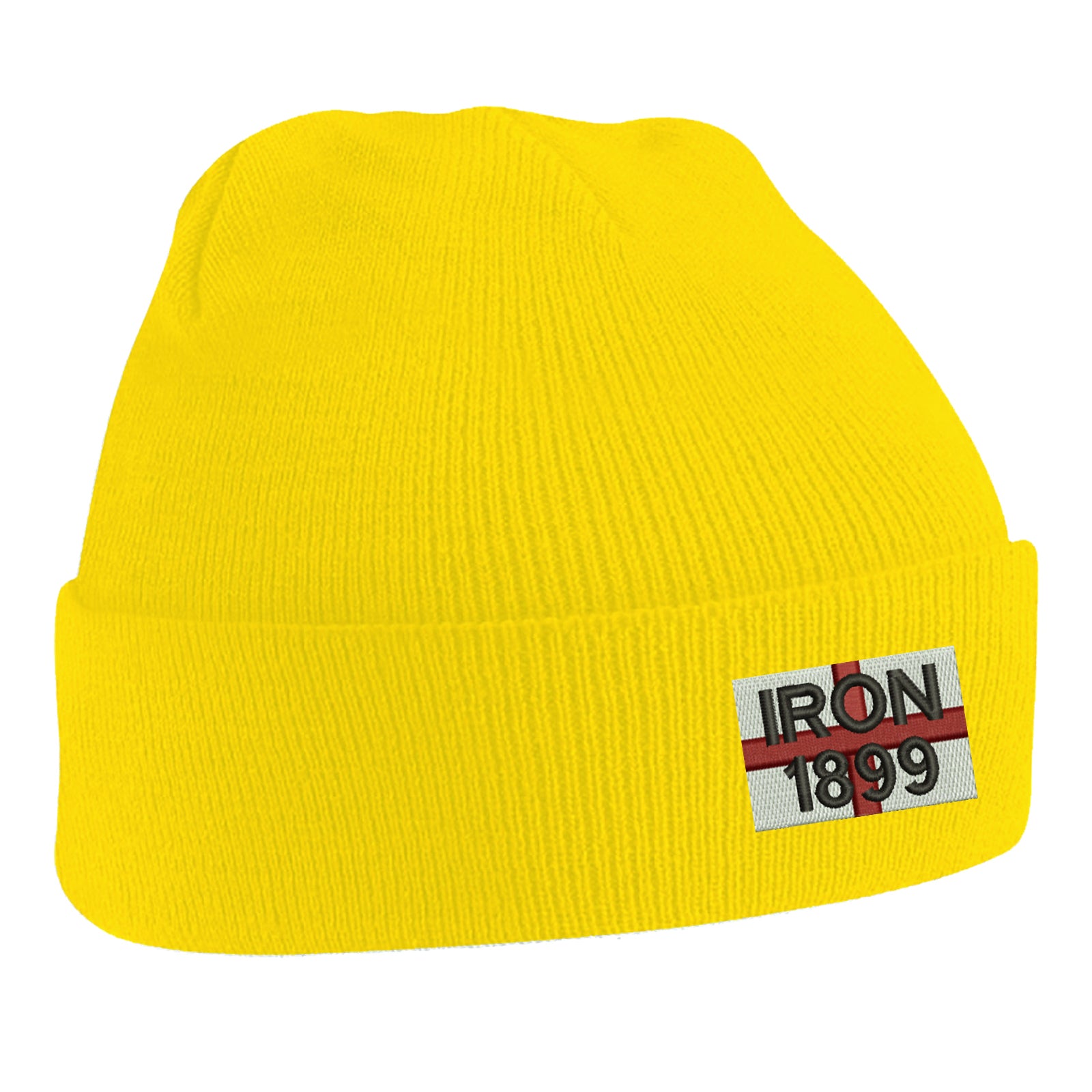 Iron 1899 Flag of England Beanie Hat