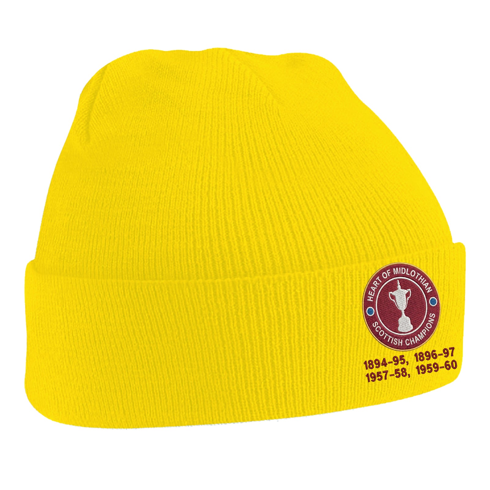 Hearts Scottish Champions Football Beanie Hat