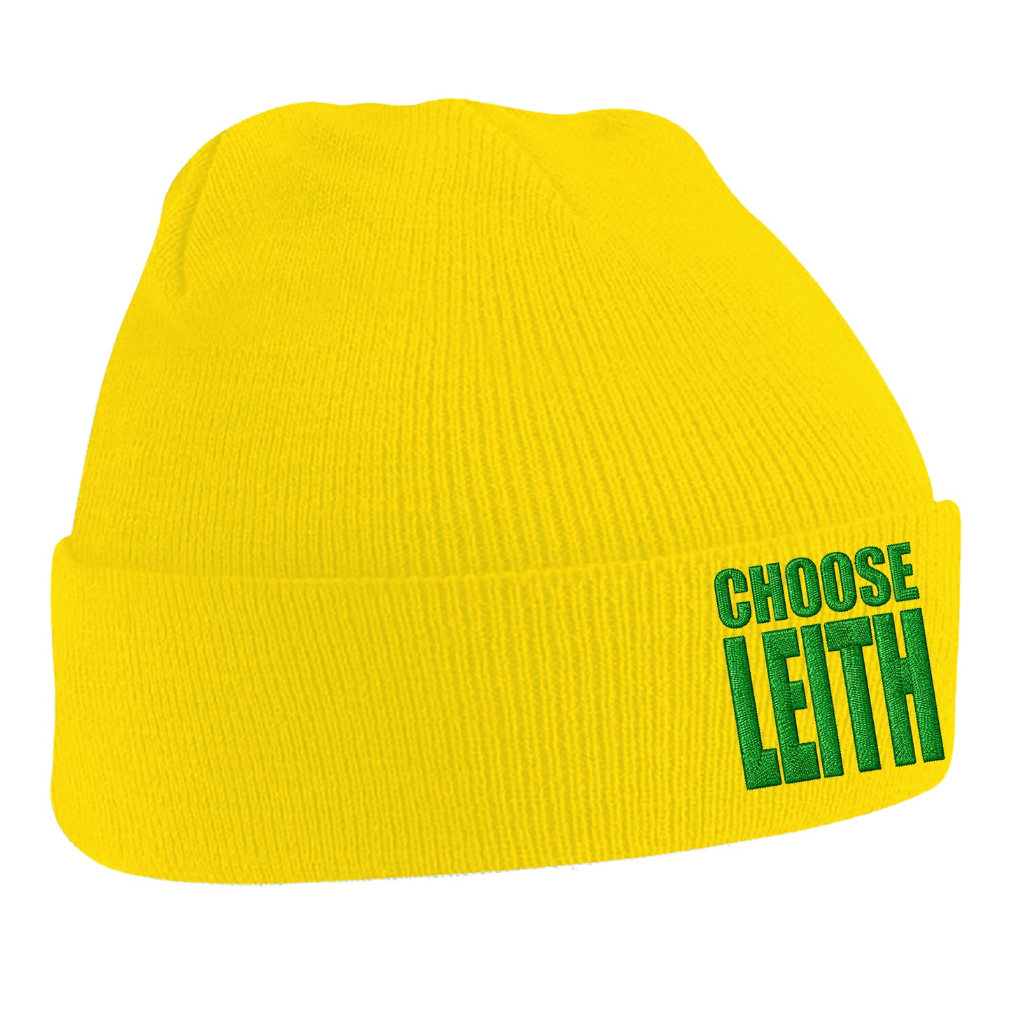 Hibs FC Choose Leith Football Beanie Hat 