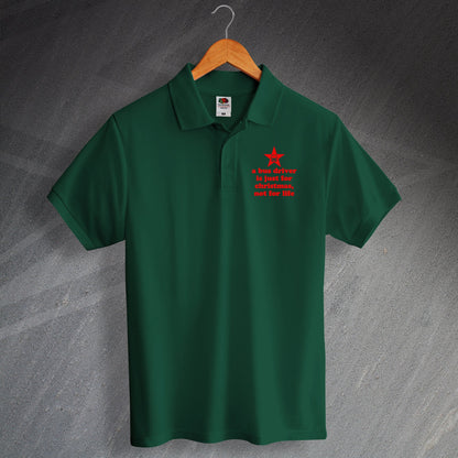 Bus Driver Christmas Polo Shirt