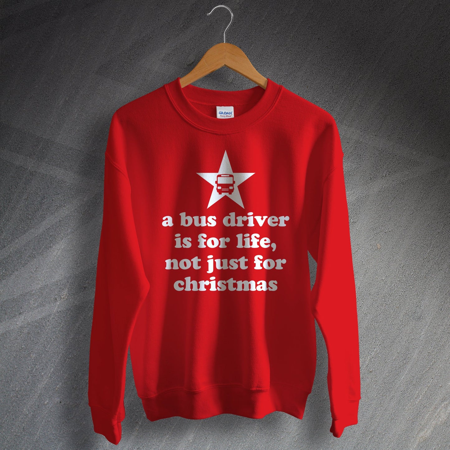 A Bus Driver is for Life Not Just for Christmas Jumper