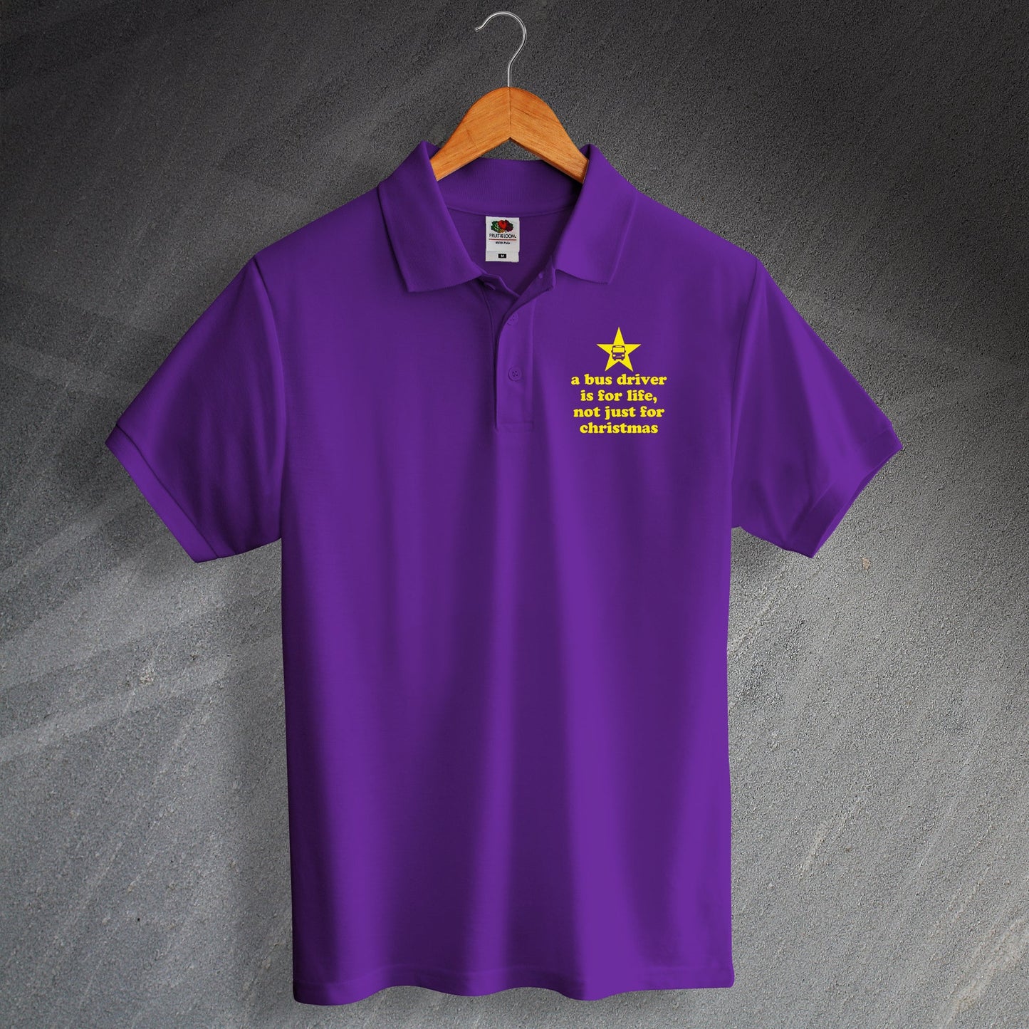 Bus Driver Embroidered Polo Shirt