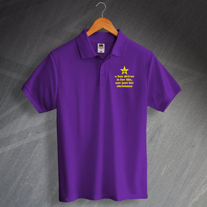 Bus Driver Embroidered Polo Shirt