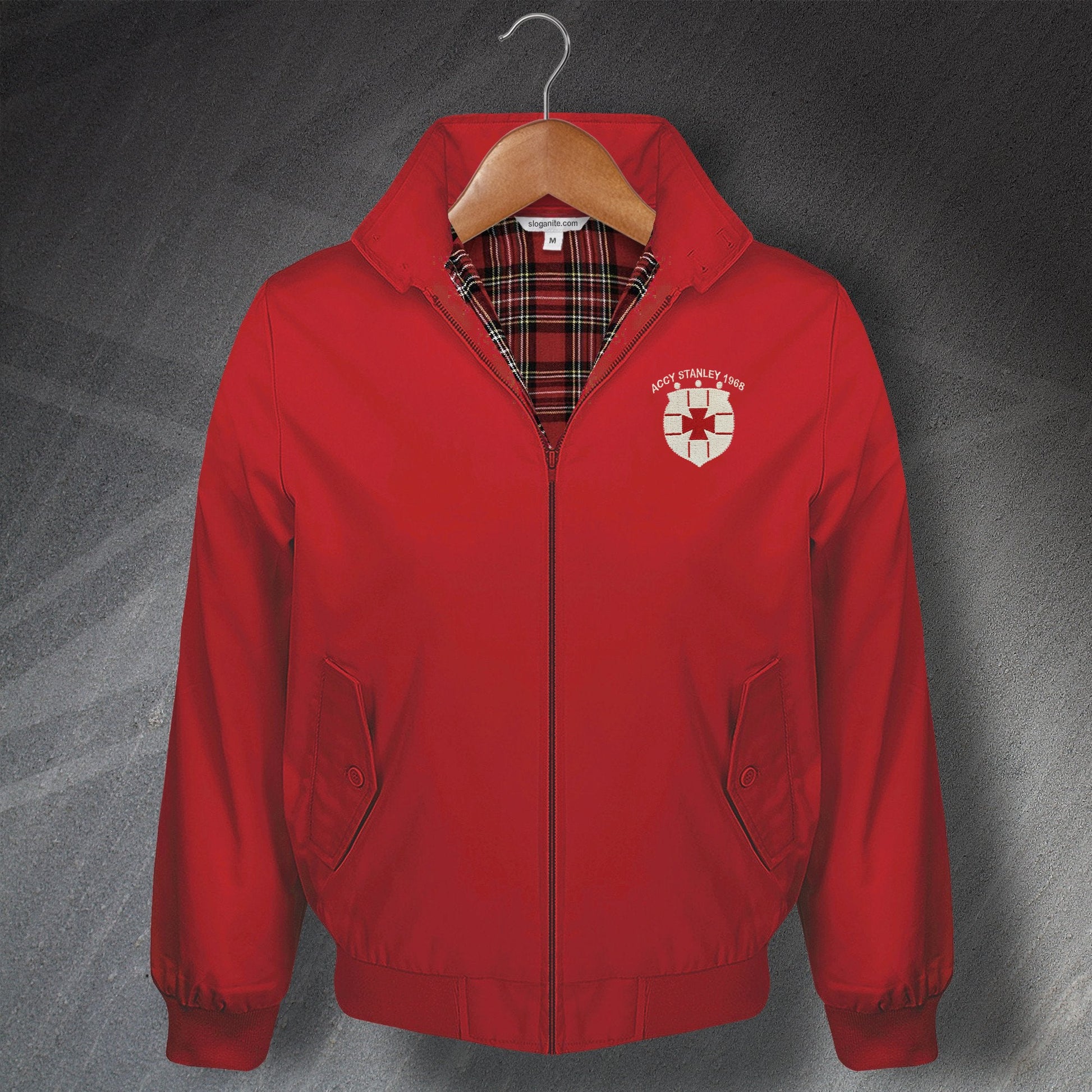 Retro Accrington Stanley Harrington Jacket