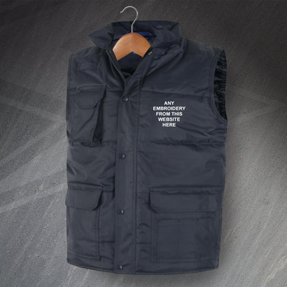 Super Pro Bodywarmer with any Embroidery from this Website